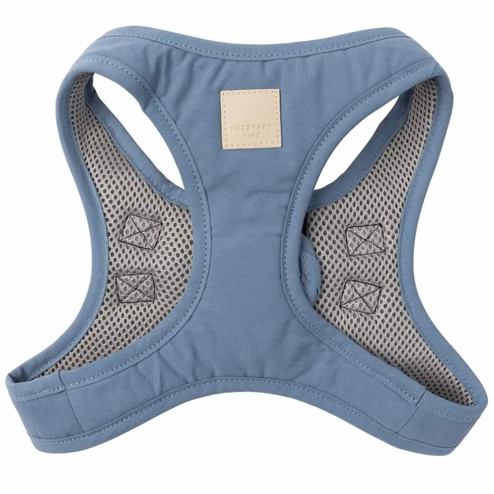15% OFF: FuzzYard Life Step-in Dog Harness (French Blue)