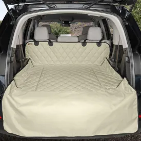 4Knines SUV Cargo Liner for Dogs  Dog Trunk Cover  Heavy-Duty, Waterproof Pet Seat Protector  Durable Cargo Liners for Dogs  USA-Based Company - Small (Tan)