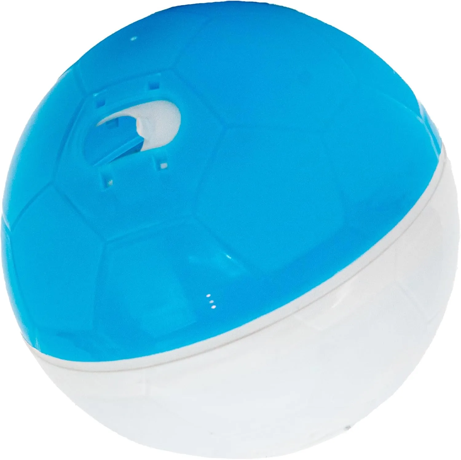 amicus Mini- Treat Dispensing Pets Toys Crazy Ball - PetsTreat Ball, Interactive Dog Feeder, Enrichment Toy for Pets Treat Dispensing, Interactive Pets Toys - Adjustable - Blue&White, 100g/3.5 oz
