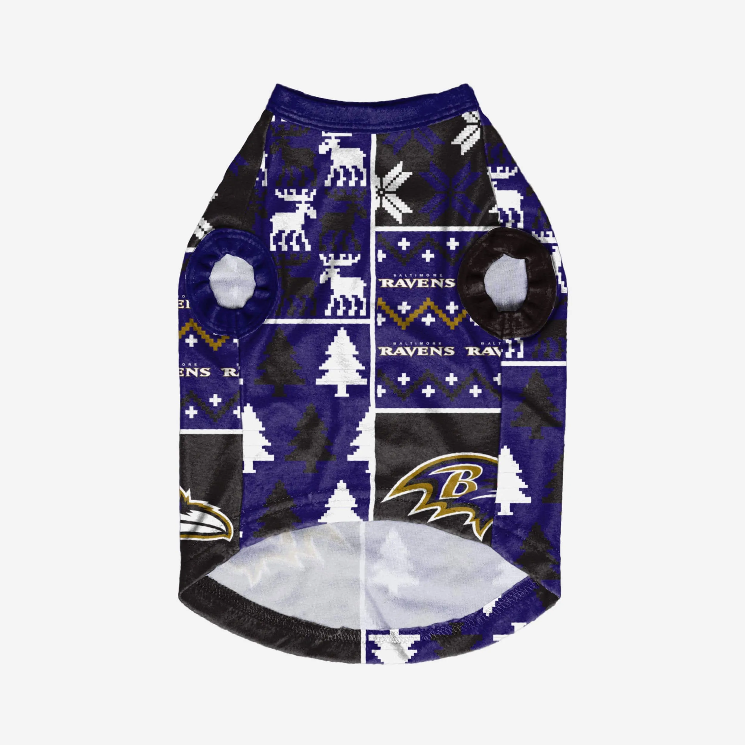 Baltimore Ravens Busy Block Dog Sweater