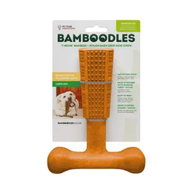 Bamboodles T Bone Dog Chew Toy Peanut Butter Flavour