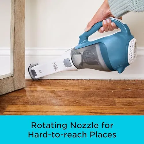 BLACK DECKER dustbuster AdvancedClean Cordless Handheld Vacuum, Compact Home and Car Vacuum with Crevice Tool (CHV1410L)