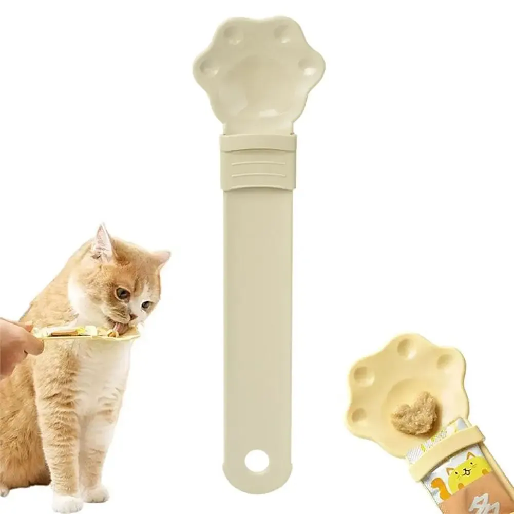 Cat Feeder Spoon for Liquid and Wet Food