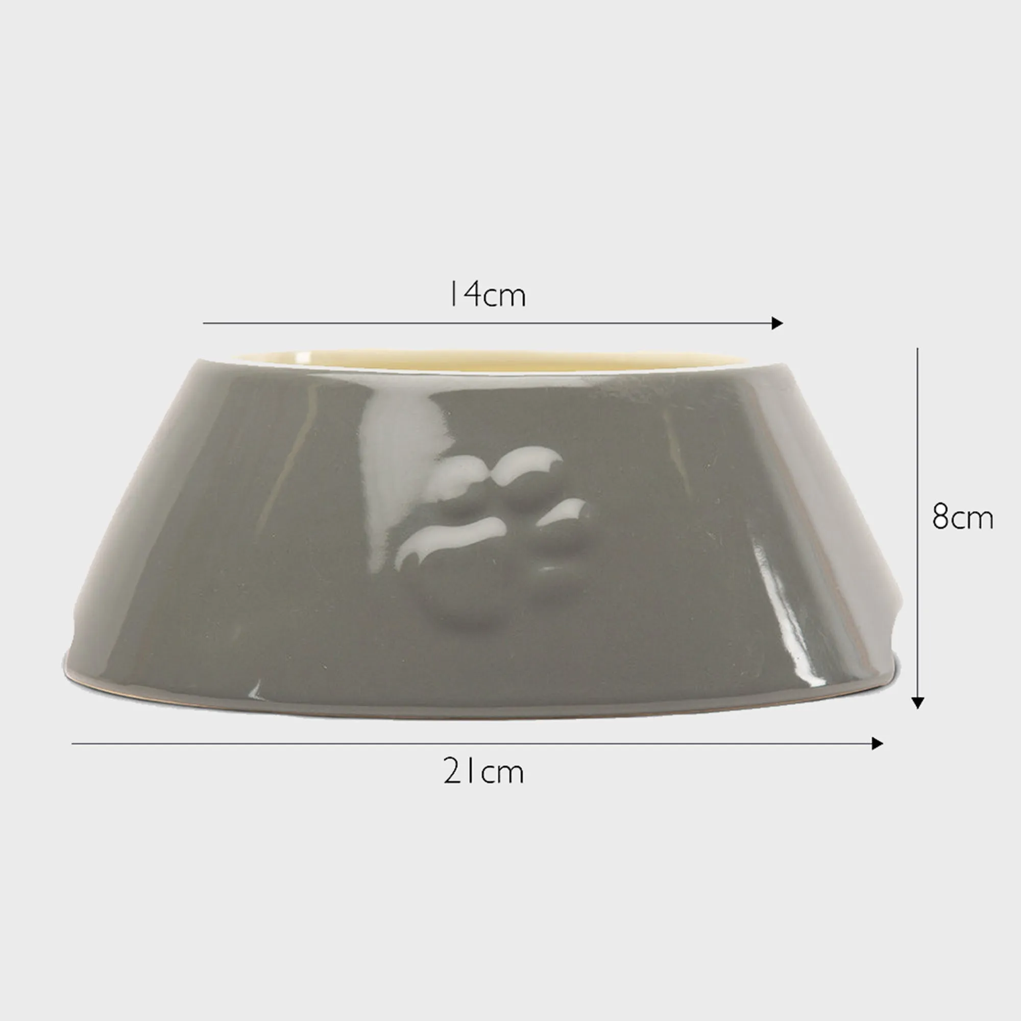Ceramic Icon Long Eared Dog Food & Water Bowl