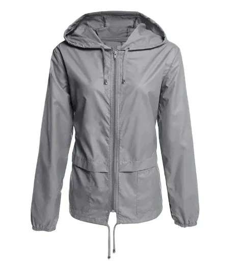 Classic Casual Waterproof Outdoor Rain Jacket for Women | Perfect for Outdoor Activities