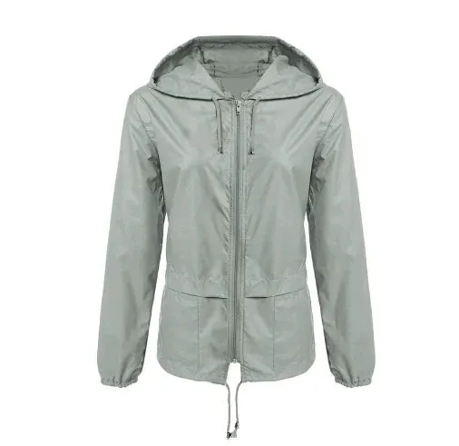 Classic Casual Waterproof Outdoor Rain Jacket for Women | Perfect for Outdoor Activities