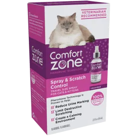 Comfort Zone Spray & Scratch Control Spray For Cats and Kittens