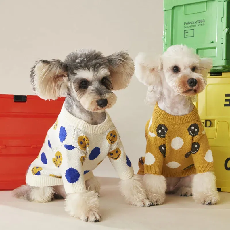 Cozy Elegance for Your Canine Companion: Autumn and Winter Dog Sweater - Adorable Apparel for Cute Small and Medium-sized Dogs, Perfect for Teddy, Schnauzer, and More