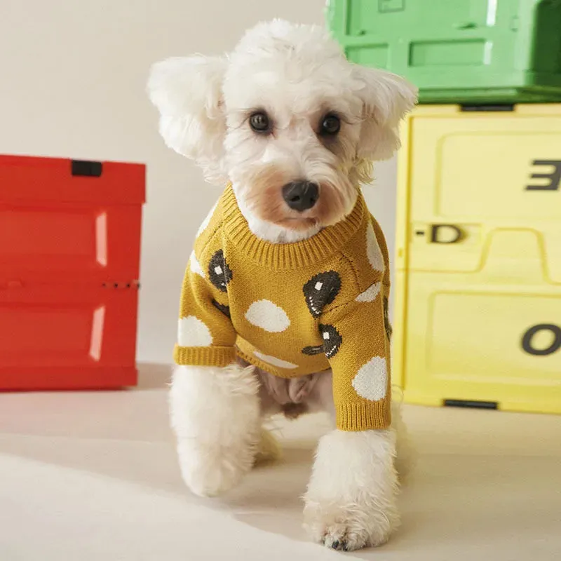 Cozy Elegance for Your Canine Companion: Autumn and Winter Dog Sweater - Adorable Apparel for Cute Small and Medium-sized Dogs, Perfect for Teddy, Schnauzer, and More