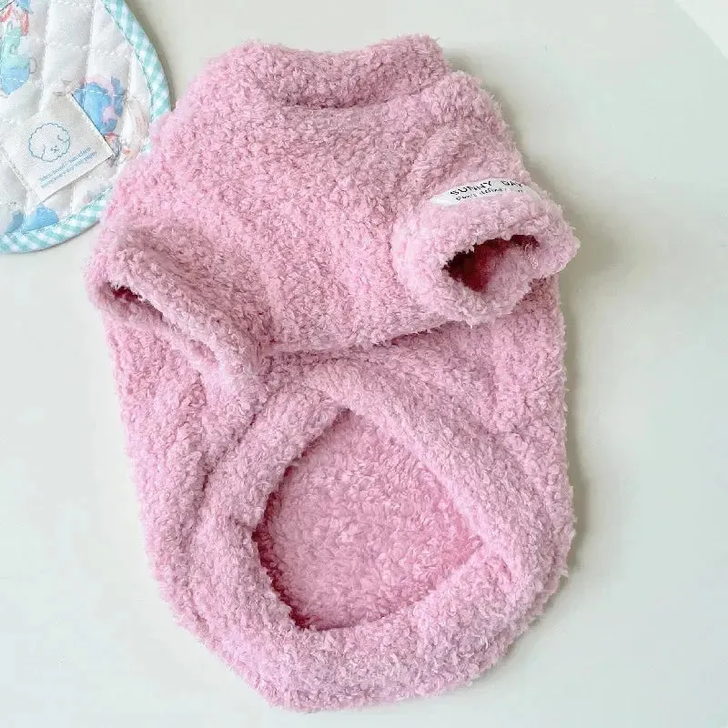 Cozy Winter Dog Sweater for Small to Medium Dogs
