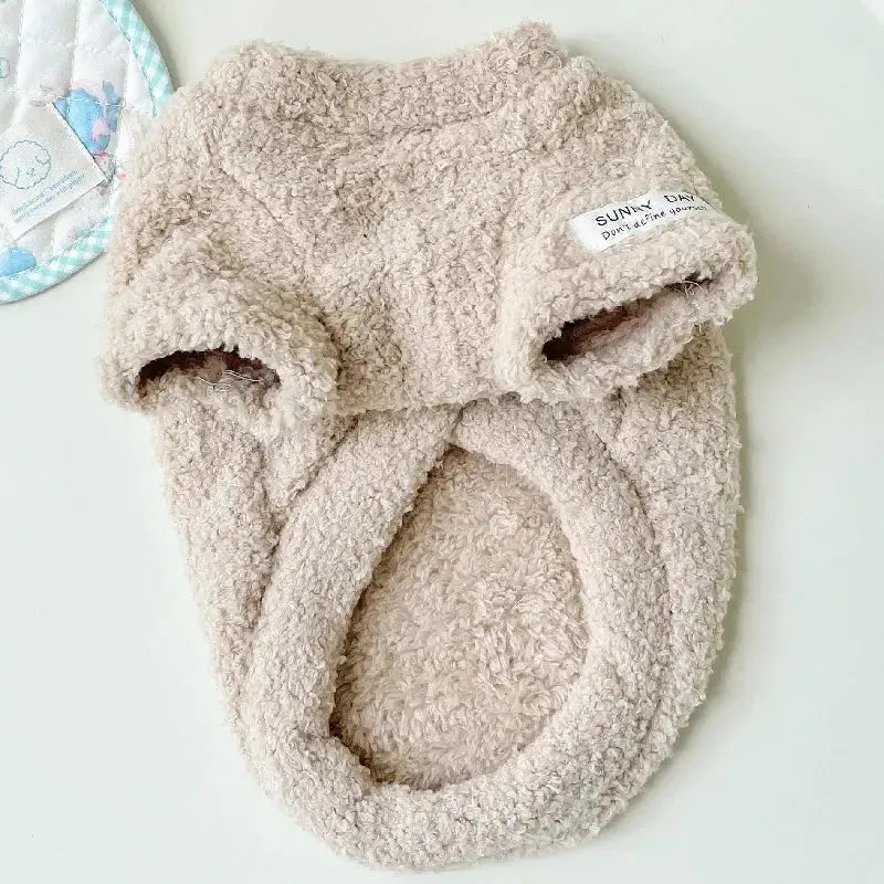 Cozy Winter Dog Sweater for Small to Medium Dogs