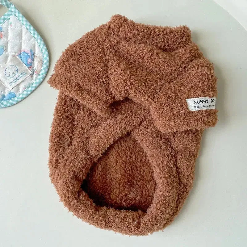 Cozy Winter Dog Sweater for Small to Medium Dogs