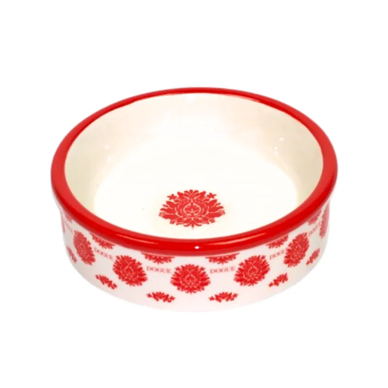 DOGUE Ceramic Fleur Bowl Red