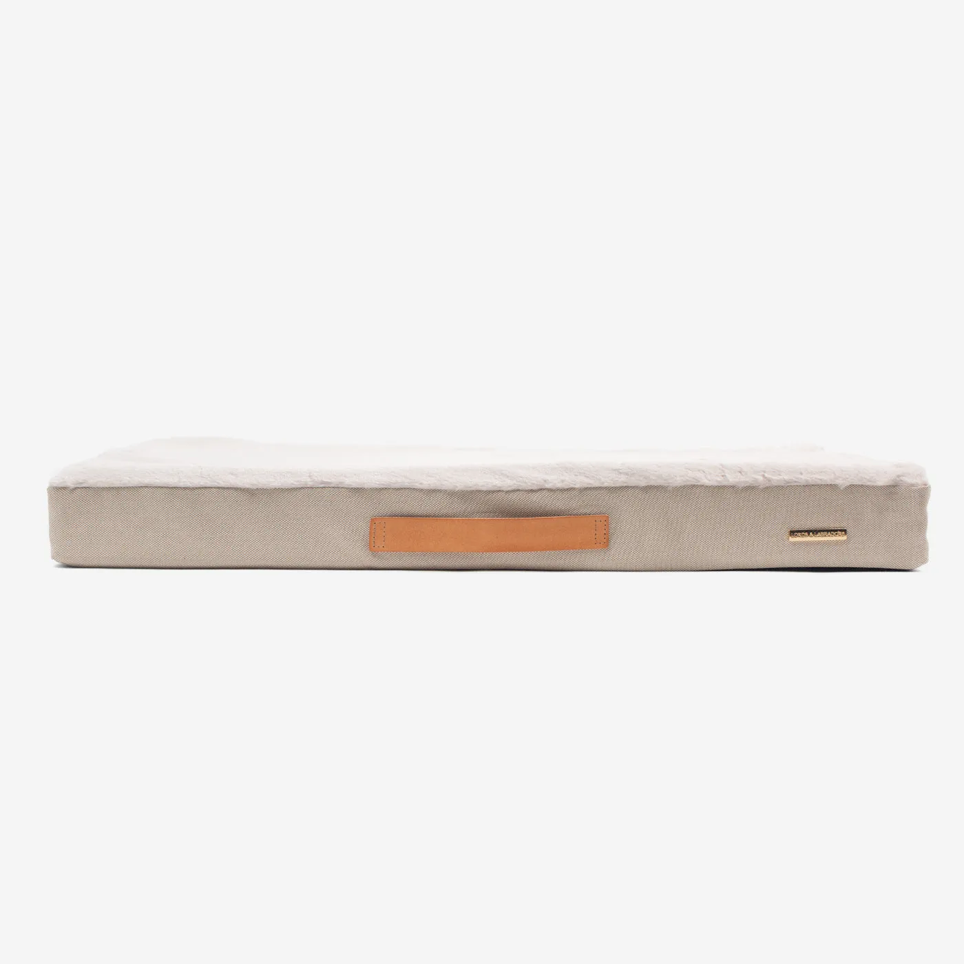 Essentials Twill Orthopaedic Mattress in Linen by Lords & Labradors