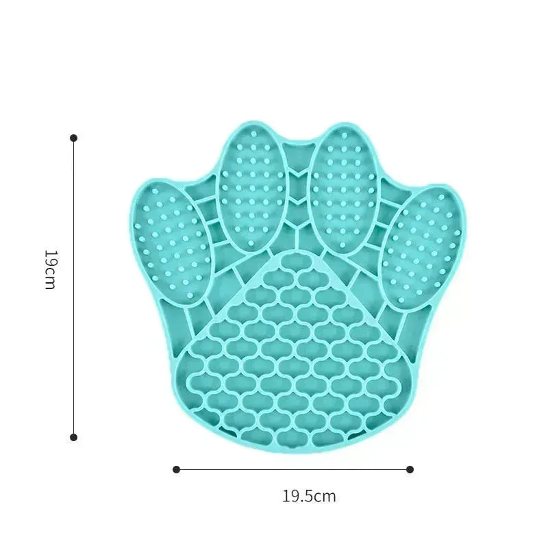 Fish Shape Silicone Lick Mat - Slow Feeding Food Bowl for Pets