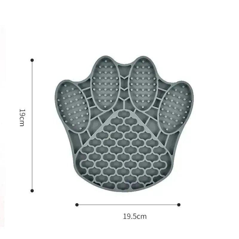 Fish Shape Silicone Lick Mat - Slow Feeding Food Bowl for Pets
