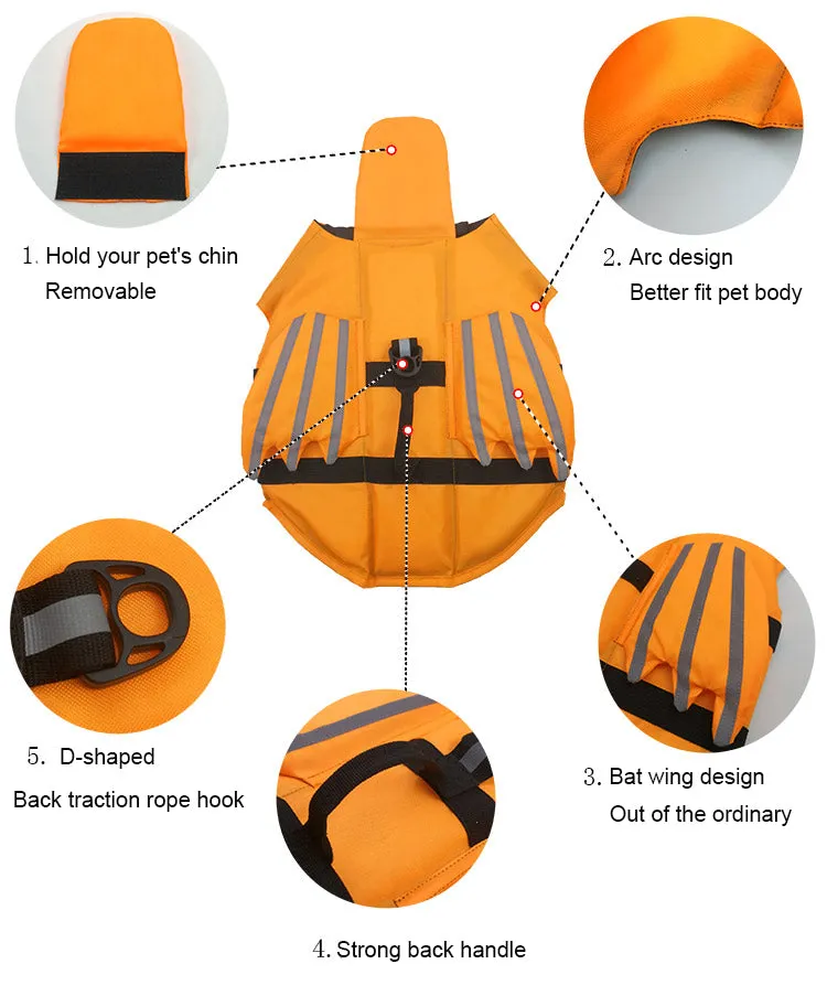 FloatPro French Bulldog Life Swimming Vest
