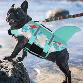 Frenchie Shark Vest Sail Boat Print Perfect Summer Dog Outfit