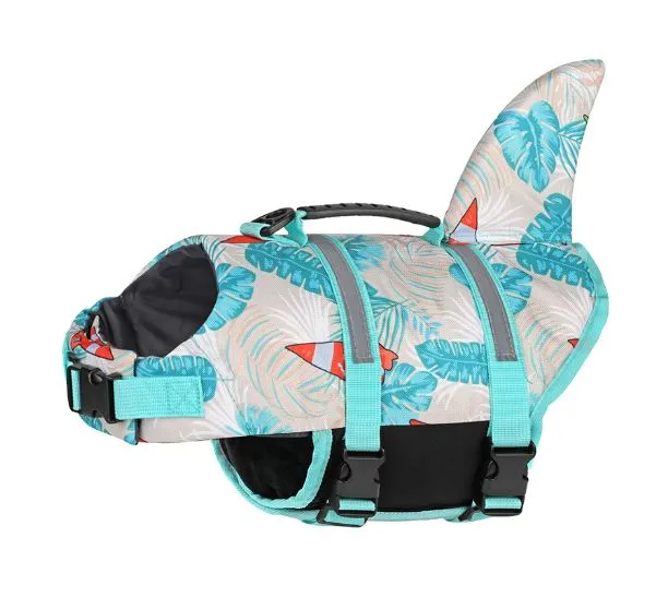 Frenchie Shark Vest Sail Boat Print Perfect Summer Dog Outfit