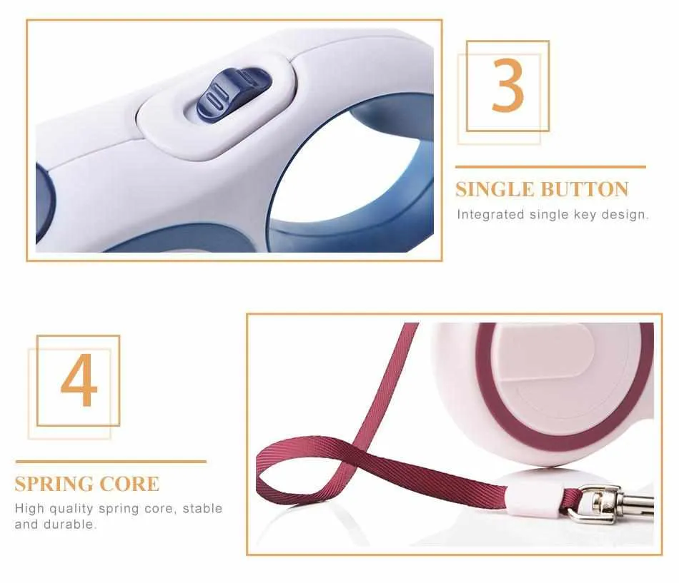 High-Grade Retractable Dog Leash