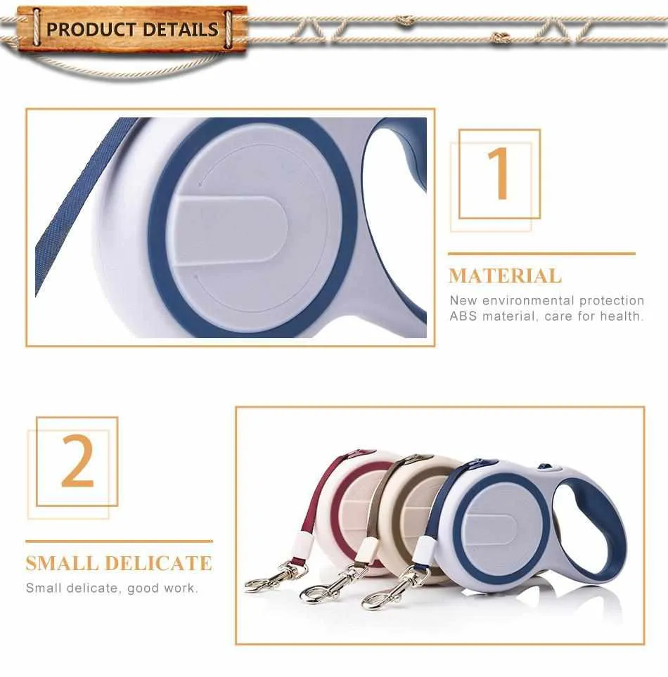 High-Grade Retractable Dog Leash