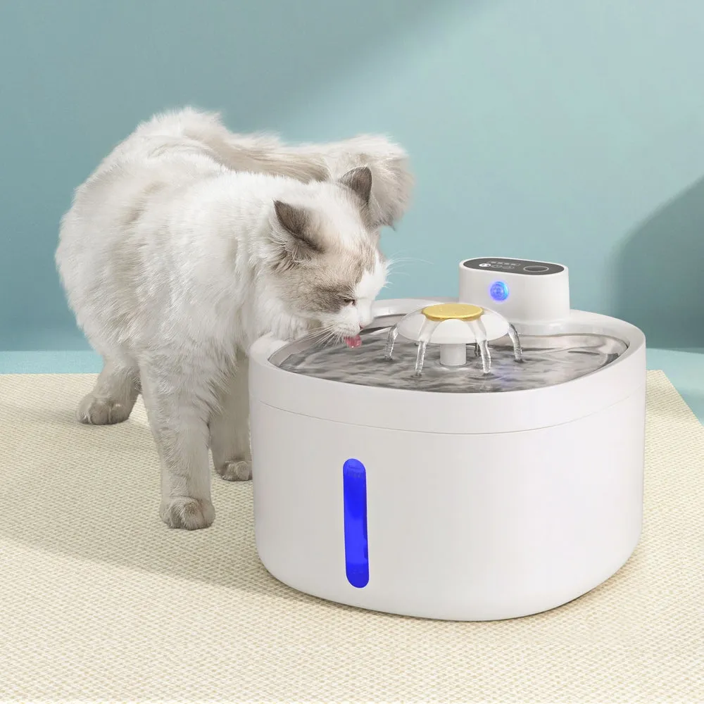 i.Pet Pet Water Fountain Dispenser Filter Dog Cat Drinking Automatic Electric 2.6L