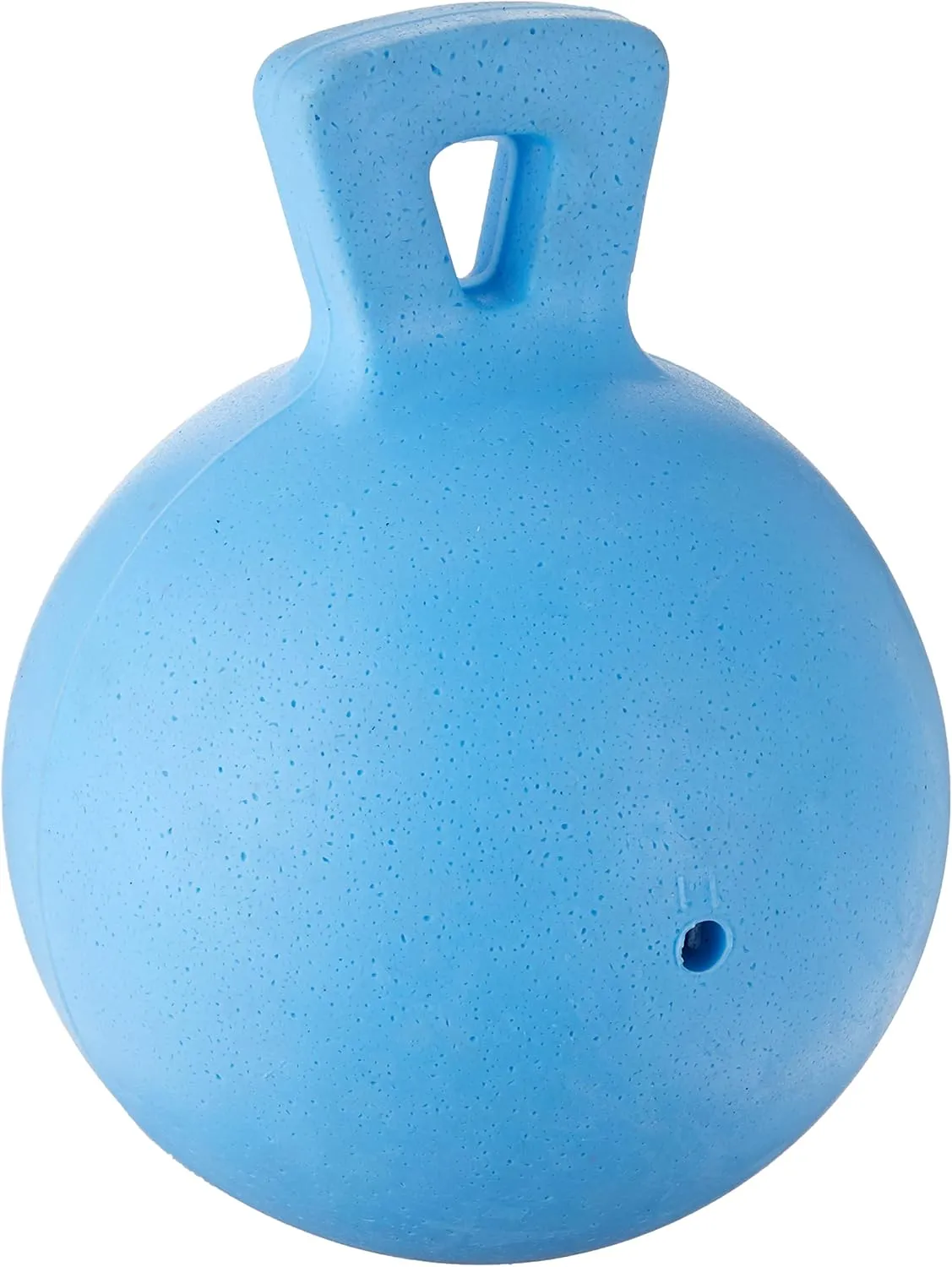 Jolly Pets Dog Tug-N-Toss Toy Ball, 6-Inch, Blueberry (406 BB), All Breed Sizes