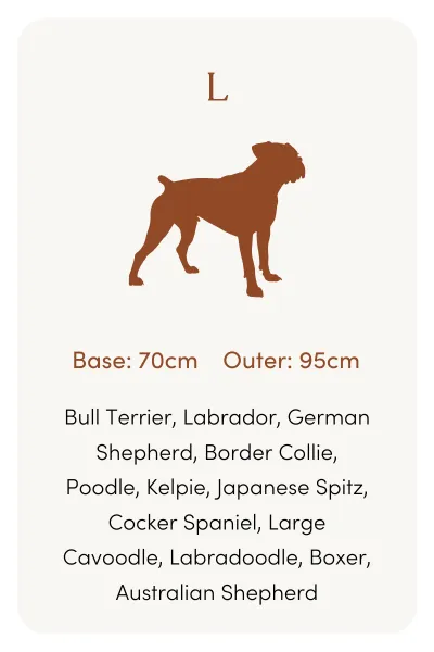 Luxury Boucle Dog Bed Bundled