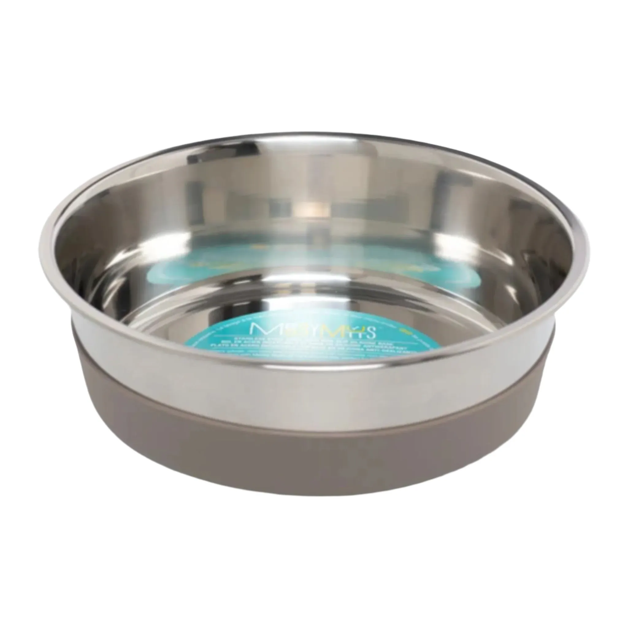 Messy Mutts Dog Bowl Stainless Steel Nonslip Bottom XL (8 Cups)