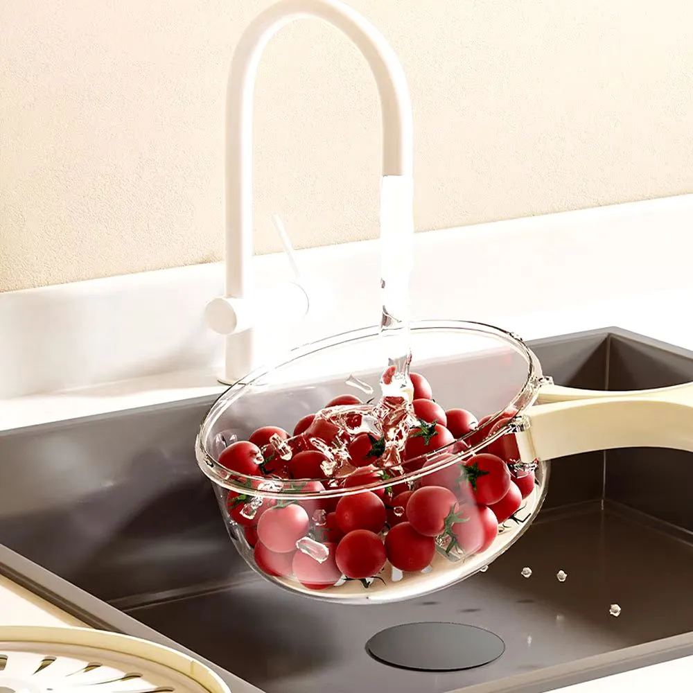 Multifunctional Fruit & Vegetable Drainer Bowl