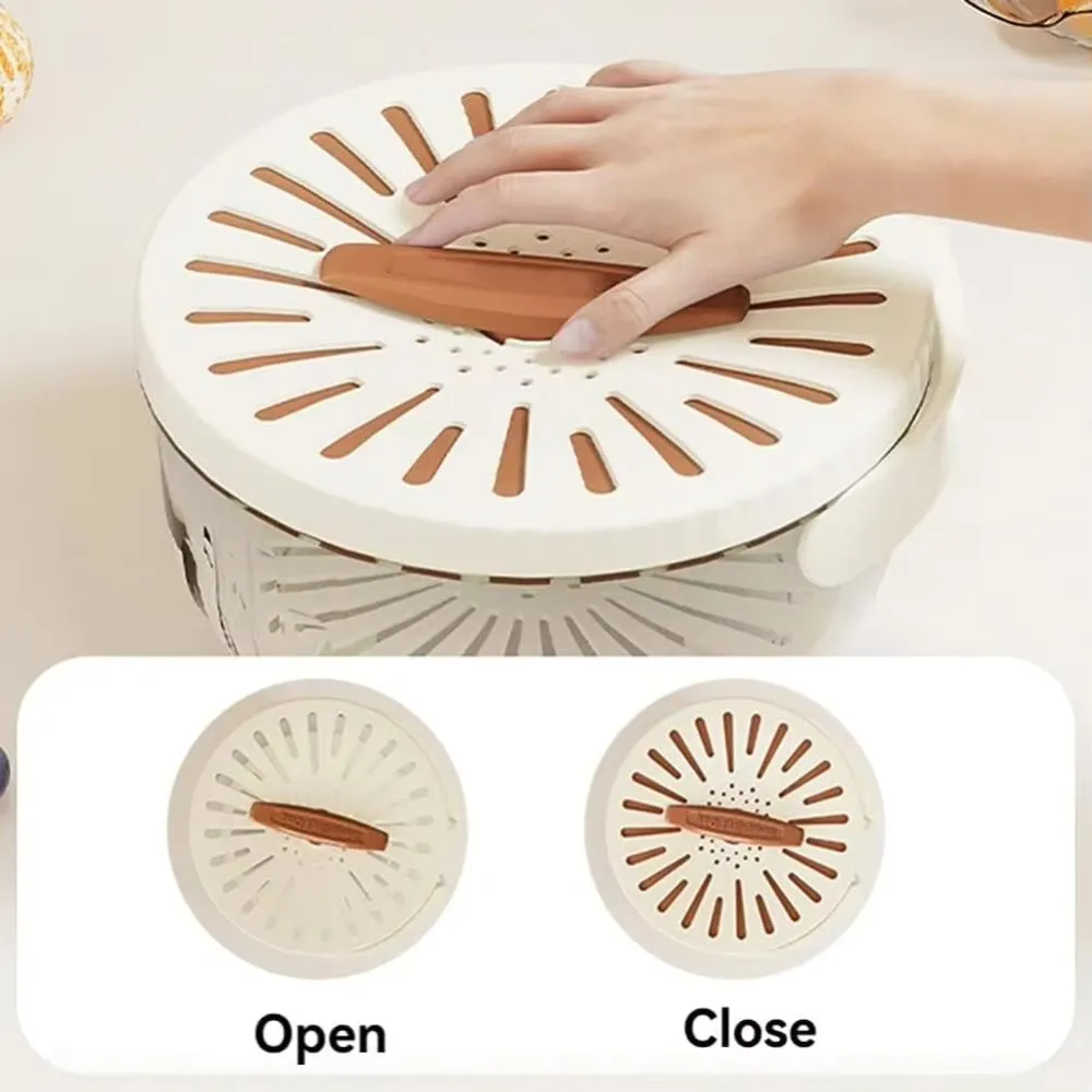 Multifunctional Fruit & Vegetable Drainer Bowl