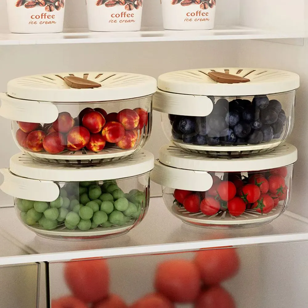 Multifunctional Fruit & Vegetable Drainer Bowl
