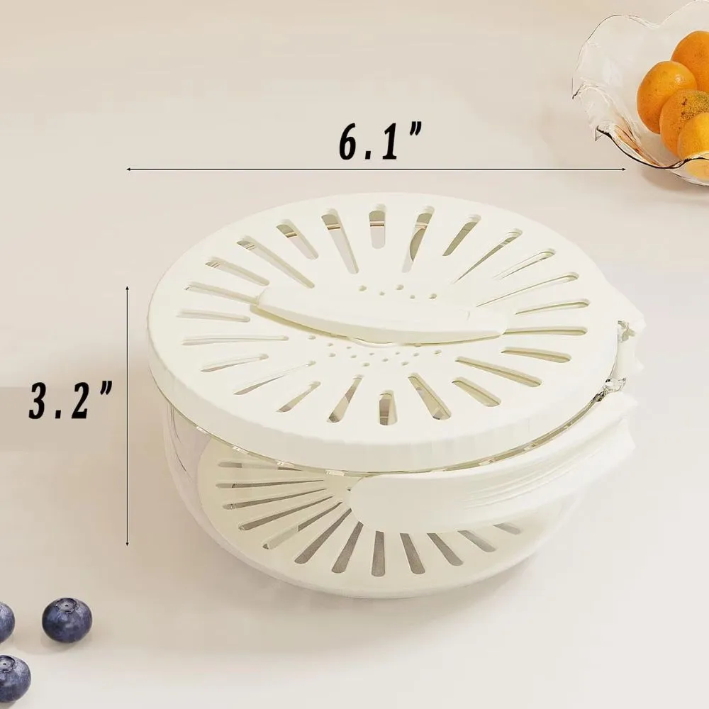 Multifunctional Fruit & Vegetable Drainer Bowl