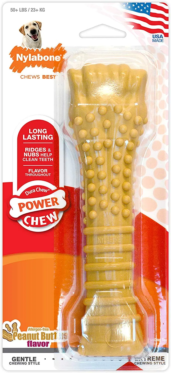 Nylabone Dura Chew Bone Peanut Butter