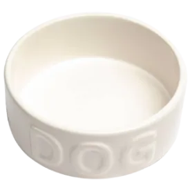 Park Life Designs Classic Dog Bowl White