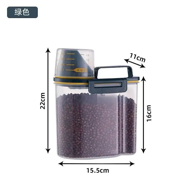 Pet Food Storage Tank with Measuring Cup