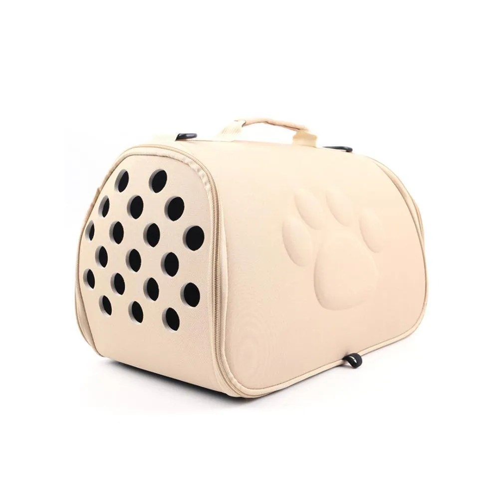 Pet out portable diagonal cross-breathable space bag