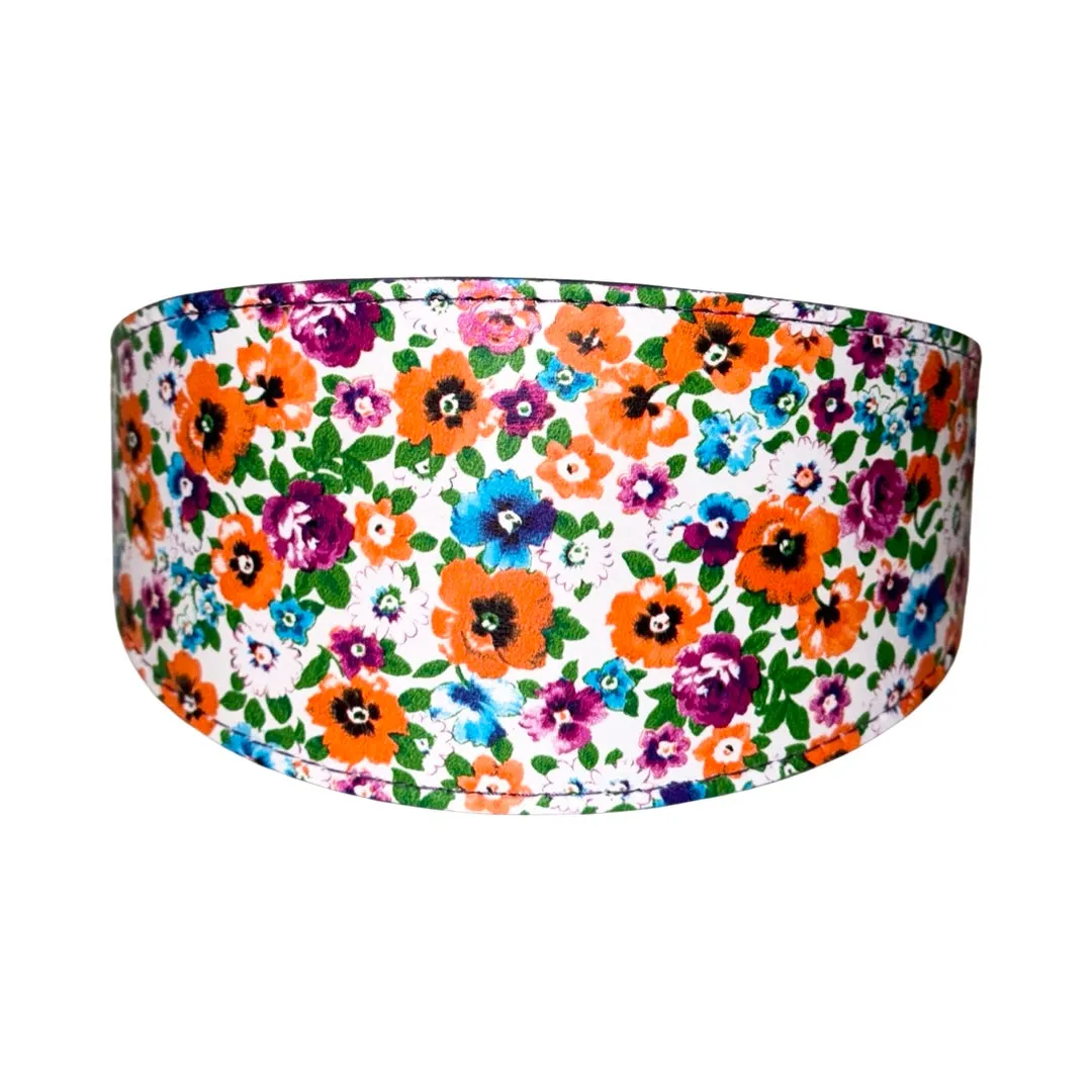 Poppy & Pansy Italian Leather 3”Wide Style Collar