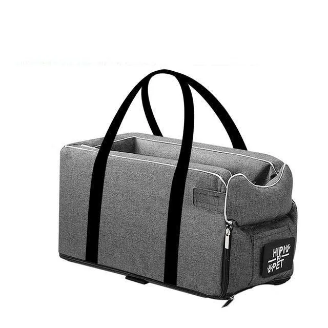 Portable Pet Dog Car Seat Central Control Armrest Travel Bed Box