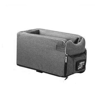Portable Pet Dog Car Seat Central Control Armrest Travel Bed Box