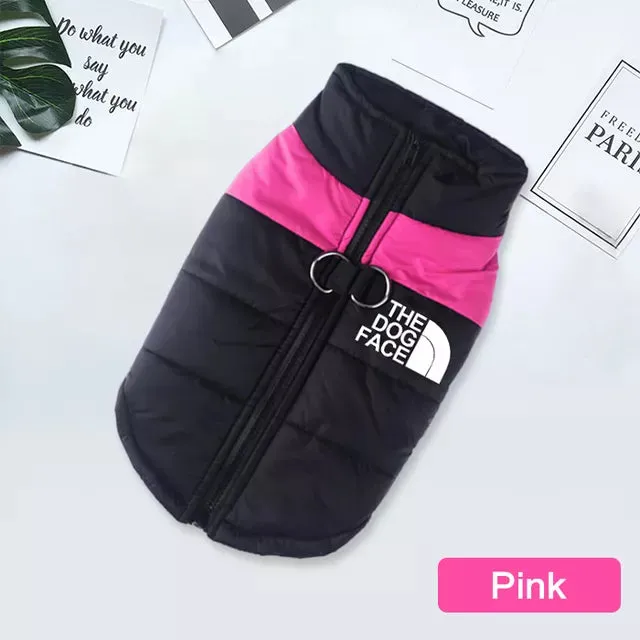 "The Dog Face" Waterproof Vest w/ Zipper