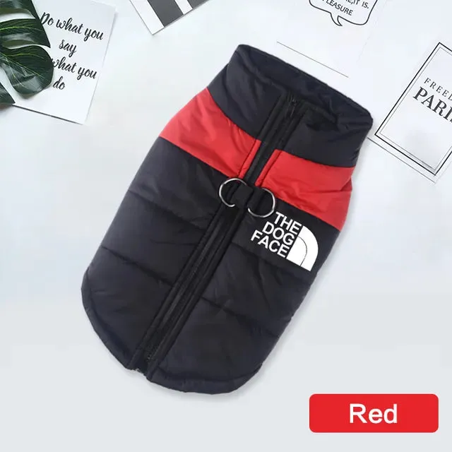 "The Dog Face" Waterproof Vest w/ Zipper