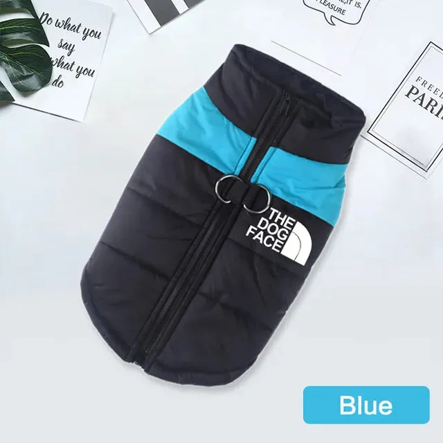 "The Dog Face" Waterproof Vest w/ Zipper
