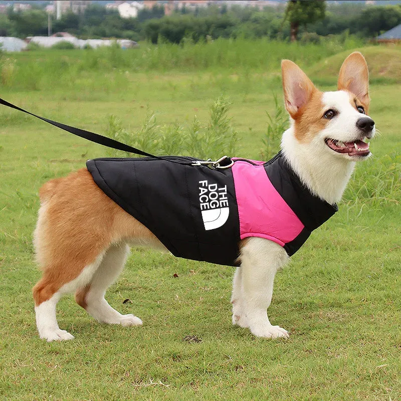 "The Dog Face" Waterproof Vest w/ Zipper