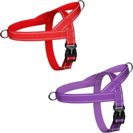 rabbitgoo Dog Harness No Pull, Quick Fit for Large Dogs with Soft Padded Handle, Chest Adjustable Reflective Pet Vest, No Choke Escape Proof for Walking Training