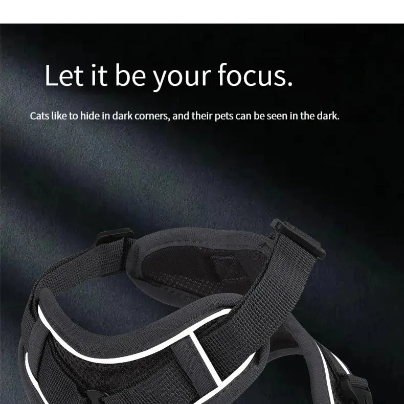 Reflective Breathable Dog Harness for Large Breeds