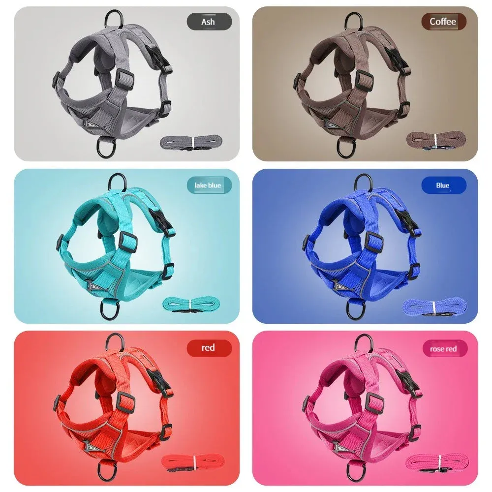 Reflective Breathable Dog Harness for Large Breeds