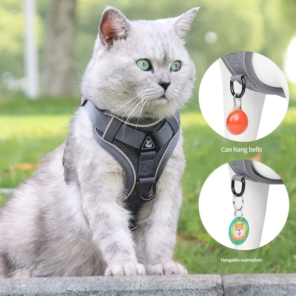 Reflective Breathable Dog Harness for Large Breeds