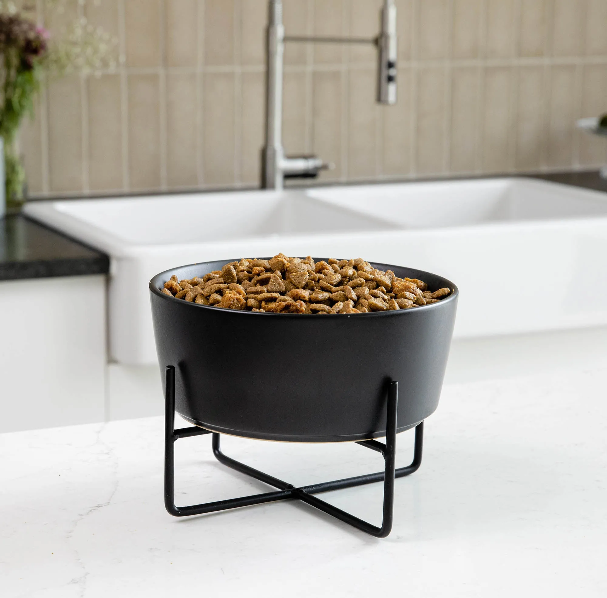 Simple Solid Bowl   Dog Bowl Stand