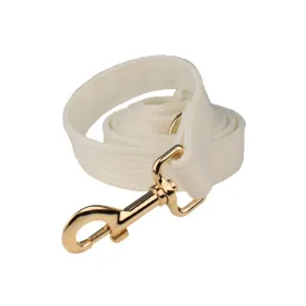 Stripe White Velvet Leash
